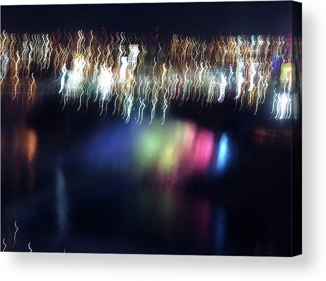 Corday Acrylic Print featuring the photograph Light Paintings - Ascension by Kathy Corday