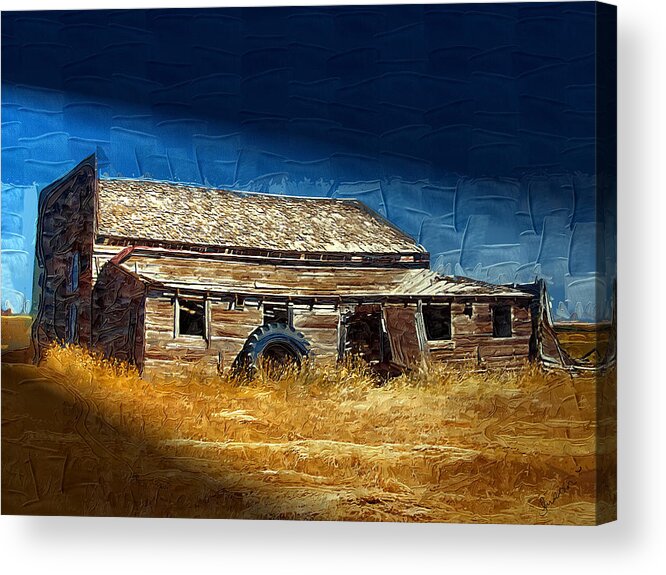 Window Acrylic Print featuring the photograph Night Shift by Susan Kinney