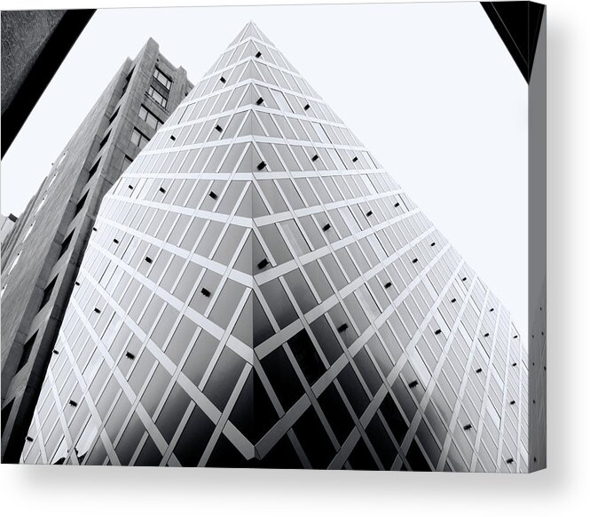 Building Acrylic Print featuring the photograph Non-pyramidal by Wayne Sherriff