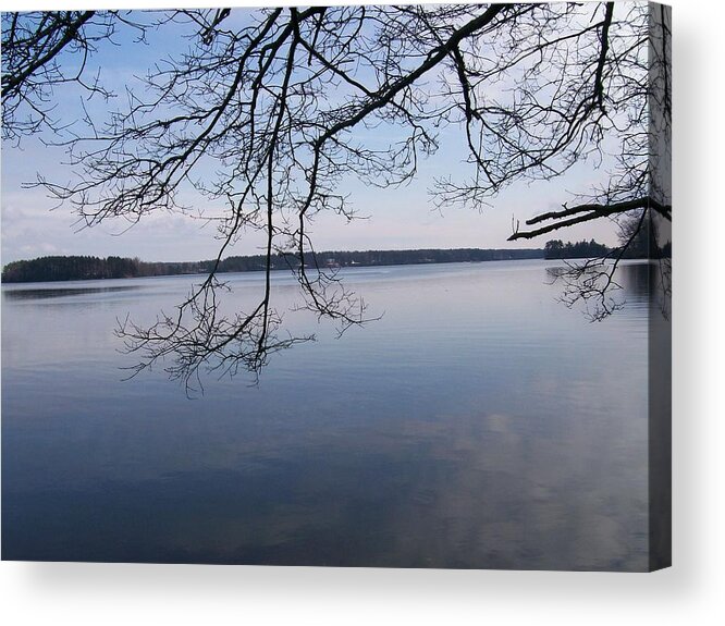 Photography Acrylic Print featuring the digital art Not A Ripple by Barbara S Nickerson