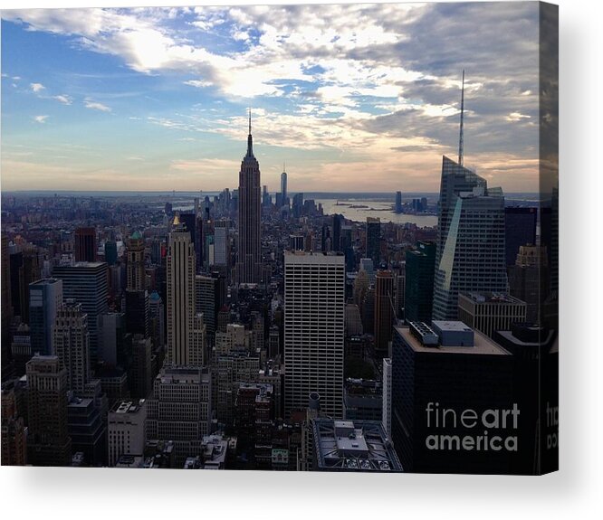 Nyc Acrylic Print featuring the photograph NYC by Dennis Richardson