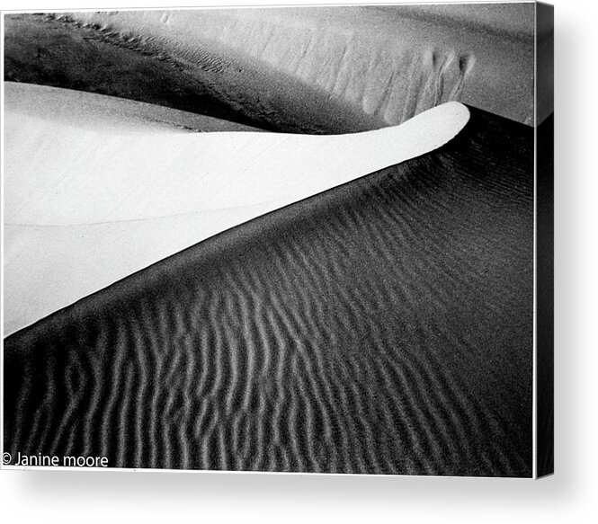 Oceano Dune Acrylic Print featuring the photograph Oceano Dune by Dr Janine Williams