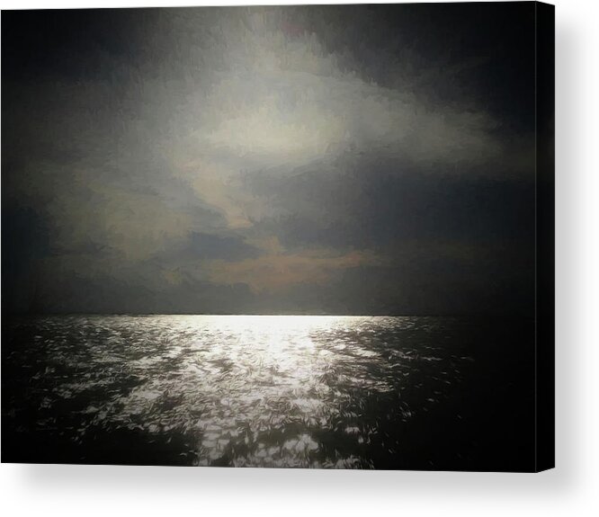 Dream Acrylic Print featuring the digital art Of Places Far Away by Ernest Echols
