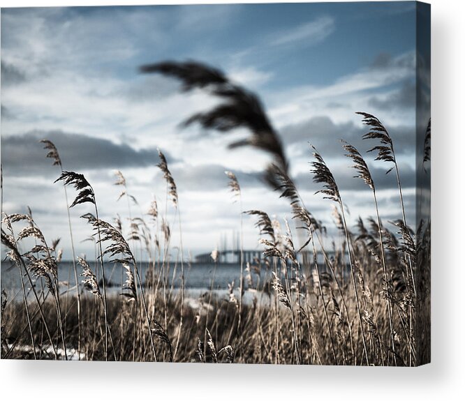 Winter Acrylic Print featuring the photograph Ohh that bridge by Marcus Karlsson Sall