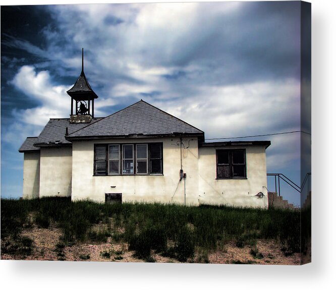 Schoolhouse Acrylic Print featuring the photograph Old Schoolhouse 3 by Cathy Anderson