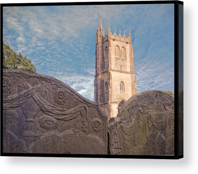 Stone Graves Acrylic Print featuring the photograph Old St. Mary's Churchyard by Peggy Dietz