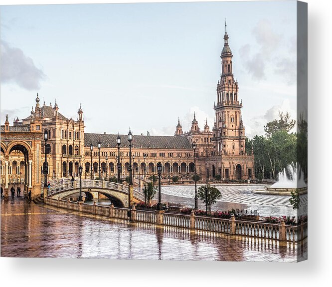 Andalusia Acrylic Print featuring the photograph One More. by Usha Peddamatham