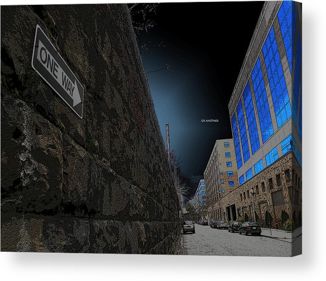 One Way Or Another Acrylic Print featuring the photograph One Way Or Another by Joe Hickson