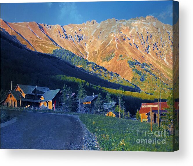 Opher Colorado Acrylic Print featuring the digital art Opher Colorado by Annie Gibbons
