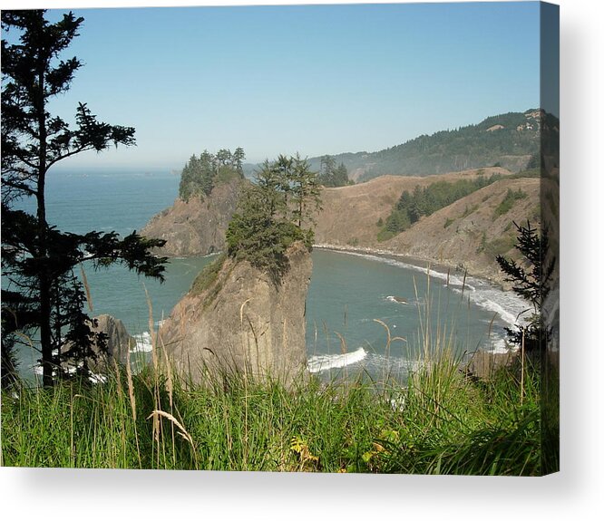 Oregon Coast Acrylic Print featuring the photograph Oregon Coast near Brookings by Bonita Waitl