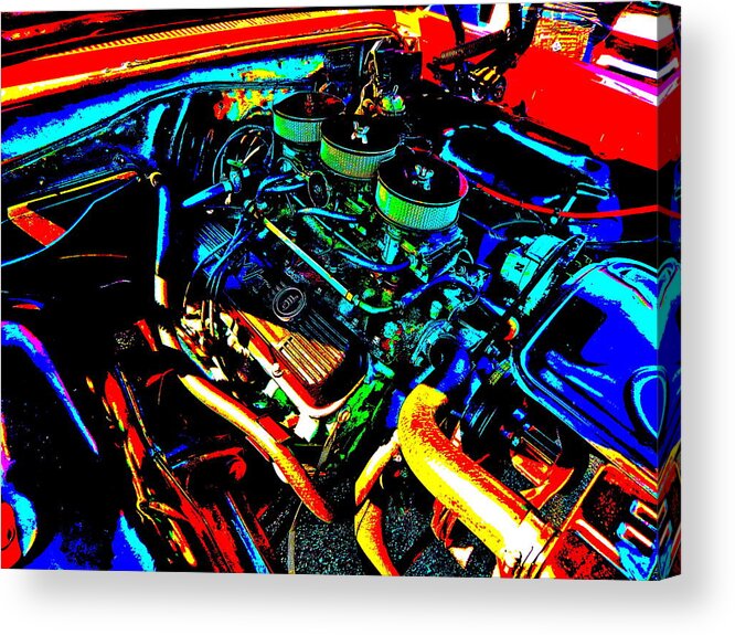 Oxford Car Show Acrylic Print featuring the photograph Oxford Car Show 171 by George Ramos