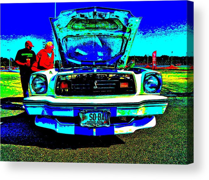 Oxford Car Show Acrylic Print featuring the photograph Oxford Car Show 50 by George Ramos