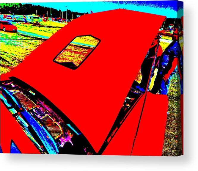 Oxford Car Show Acrylic Print featuring the photograph Oxford Car Show II 16 by George Ramos
