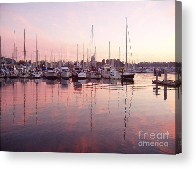 Pastel Acrylic Print featuring the photograph Pastel Waters by Deborah Crew-Johnson