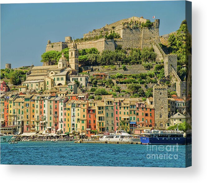 Porto Venere Acrylic Print featuring the photograph Porto Venere by Maria Rabinky