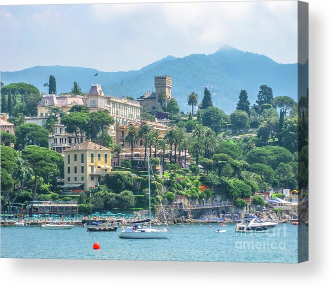 Portofino Acrylic Print featuring the photograph Portofino Italian Riviera by Benny Marty