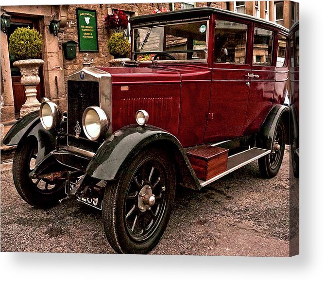 Vehicles Acrylic Print featuring the photograph Pre War Vauxhall by Richard Denyer