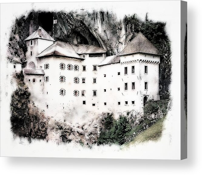 Croatia Acrylic Print featuring the photograph Predjama Castle by Joseph Hendrix