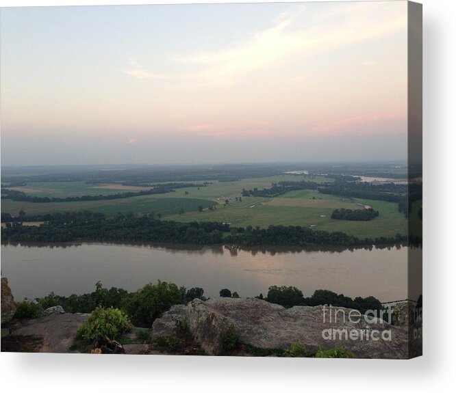 Landscape Acrylic Print featuring the photograph Quilted Dreams by Wade Hampton