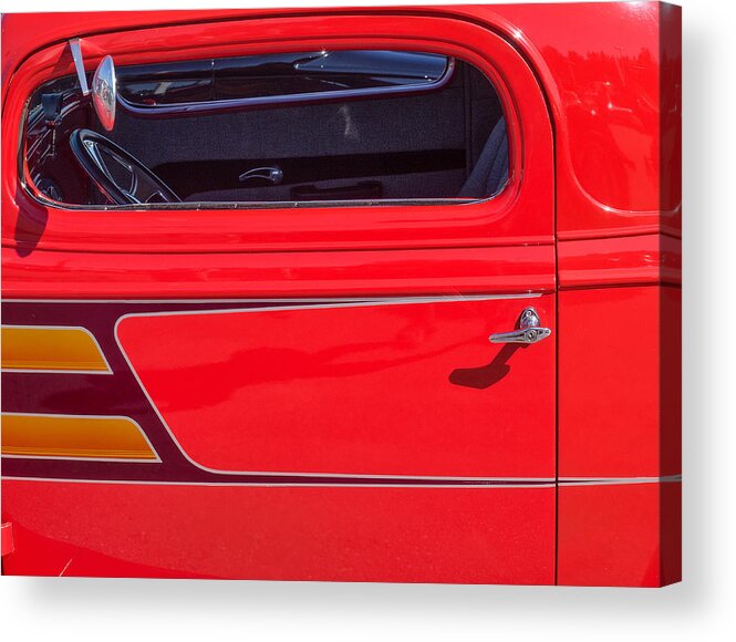 Acrylic Print featuring the photograph Red Racer by Gary Karlsen