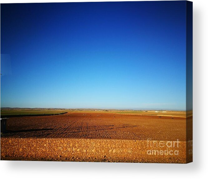 Landscape Acrylic Print featuring the photograph Red soil by Jarek Filipowicz