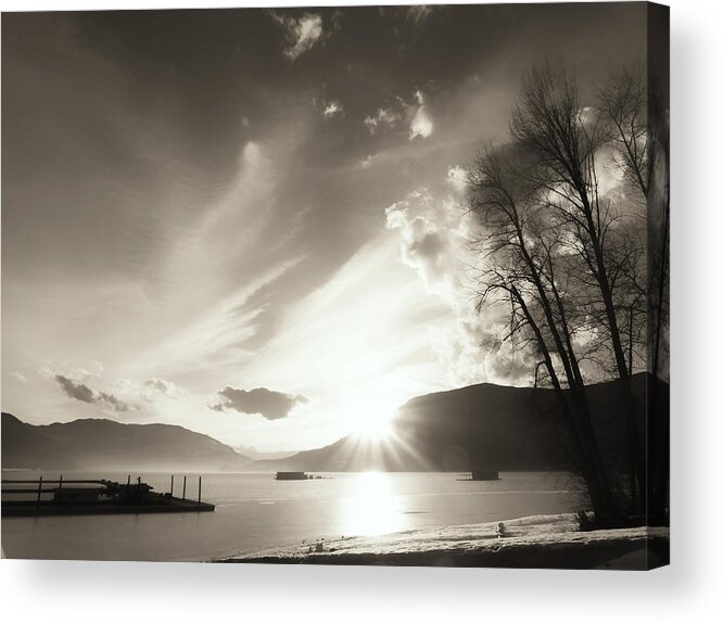 Sunset Acrylic Print featuring the photograph Remember by Scott Ballingall