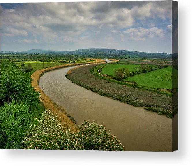 Ireland Acrylic Print featuring the photograph River Shannon by Mark Llewellyn