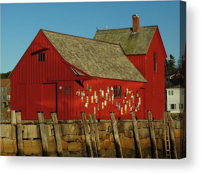 Cape Ann Acrylic Print featuring the photograph Rockport Motif Number 1 by Juergen Roth