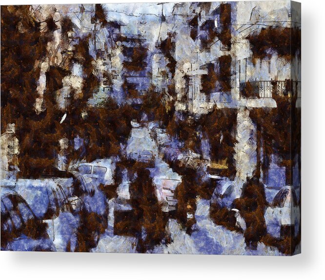 Abstract Acrylic Print featuring the photograph Rot spreading through by Ashish Agarwal