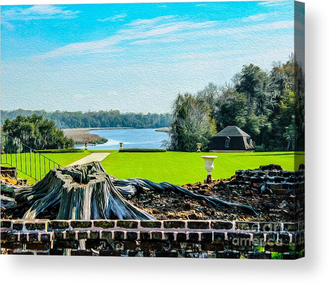 Nature Acrylic Print featuring the photograph Ruins and Beauty by DB Hayes