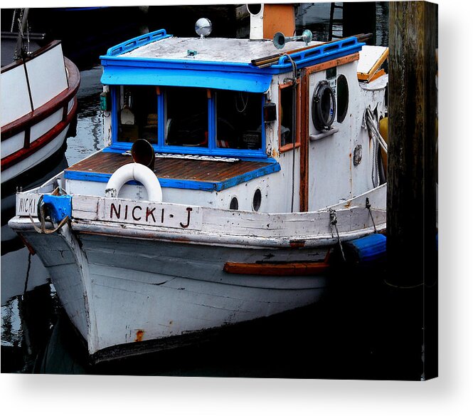 Boat. Wooden Boat Acrylic Print featuring the photograph Rustic Boat by Craig Incardone