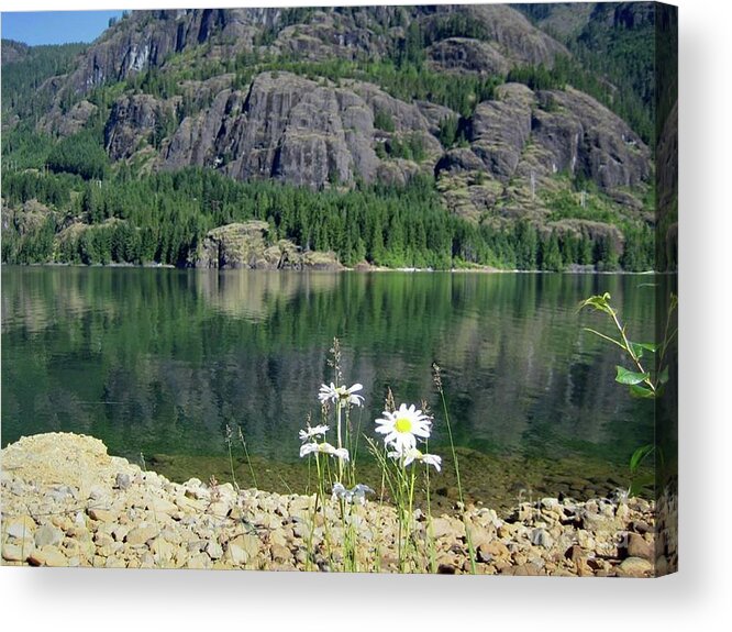 Mountain Acrylic Print featuring the photograph Sacred Space by 'REA' Gallery