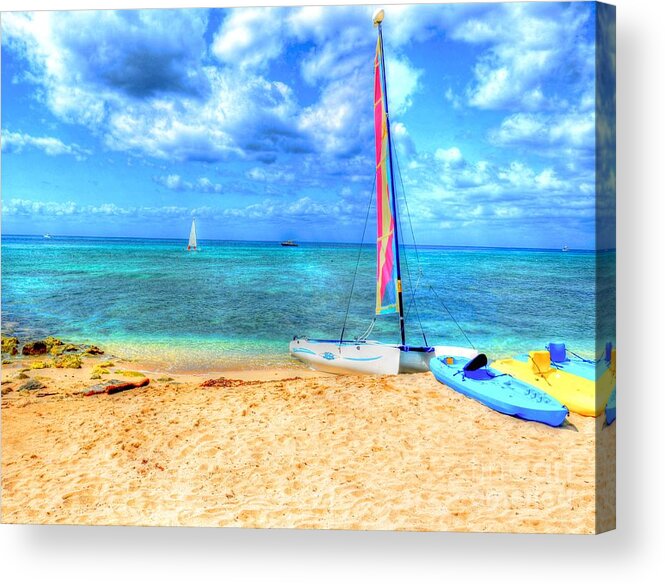 Ocean Acrylic Print featuring the photograph Sailaway by Debbi Granruth