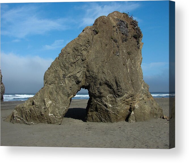 Arch Acrylic Print featuring the photograph Seaside Arch by Carl Moore