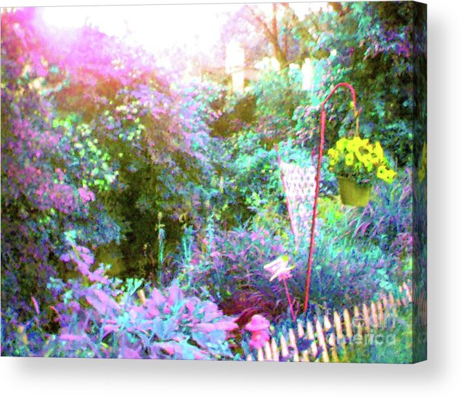 Garden Acrylic Print featuring the photograph Secret Garden by Susan Carella