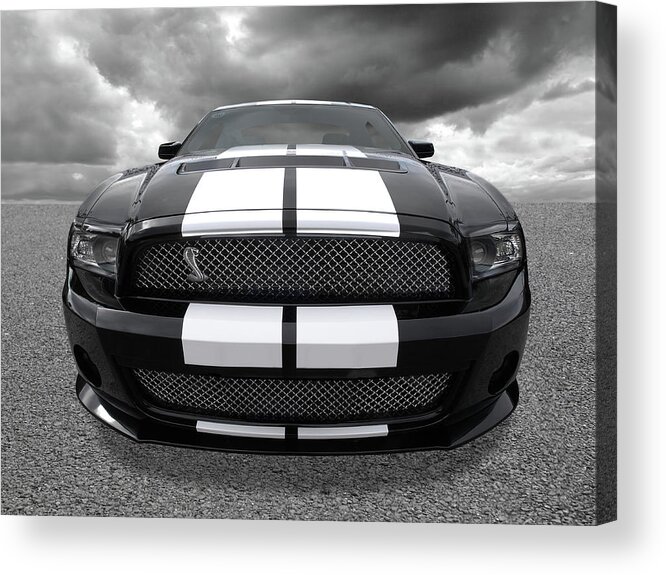 Shelby Mustang Acrylic Print featuring the photograph Shelby Thunder by Gill Billington