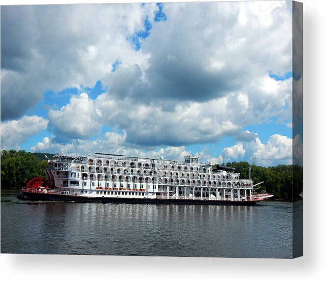 American Queen Acrylic Print featuring the photograph She's An American Girl by Wild Thing
