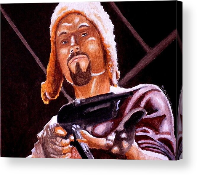 Firefly Acrylic Print featuring the painting Shiny Lets be Bad Guys by Al Molina
