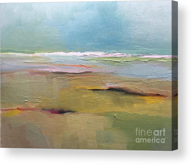 Landscape Acrylic Print featuring the painting Shoreline by Michelle Abrams