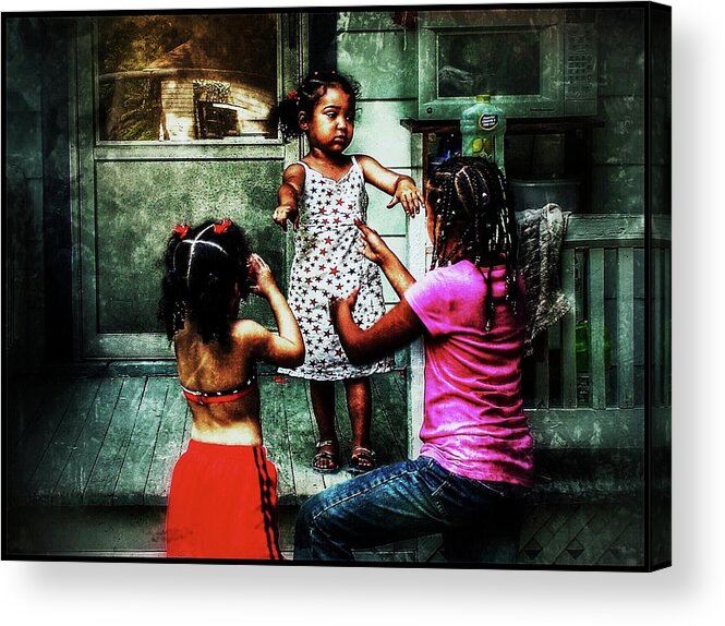 Sisters Acrylic Print featuring the photograph Sisters by Al Harden