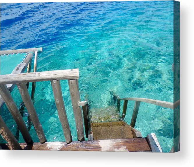 Snorkeling Acrylic Print featuring the photograph Snorkeling Reef by Tiffany Marchbanks