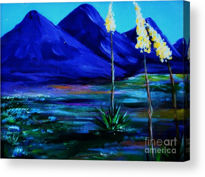 Desert Acrylic Print featuring the painting Sonora by Melinda Etzold