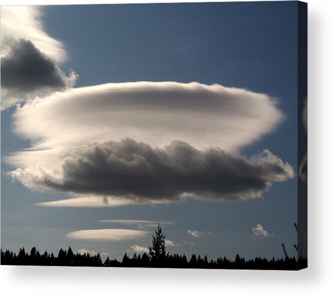 Nature Acrylic Print featuring the photograph Spacecloud by Ben Upham III