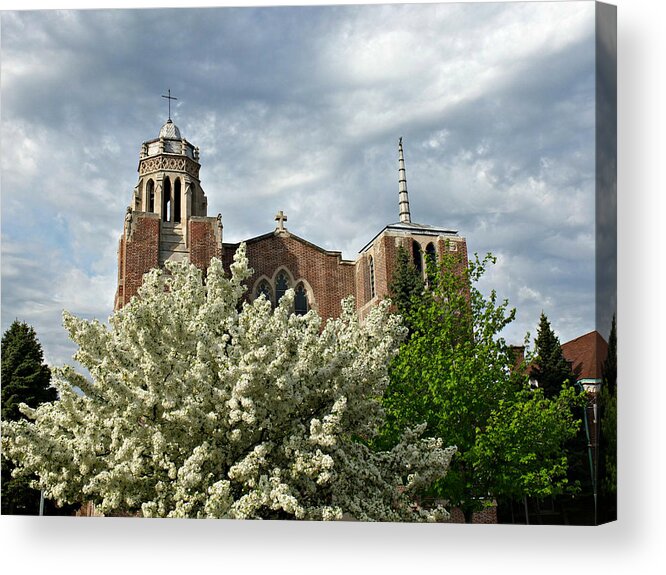 Cloud Acrylic Print featuring the photograph Spiritual Moment by Scott Kingery