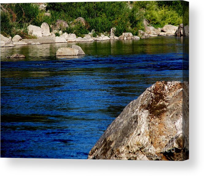 Patzer Acrylic Print featuring the photograph Spokane River by Greg Patzer