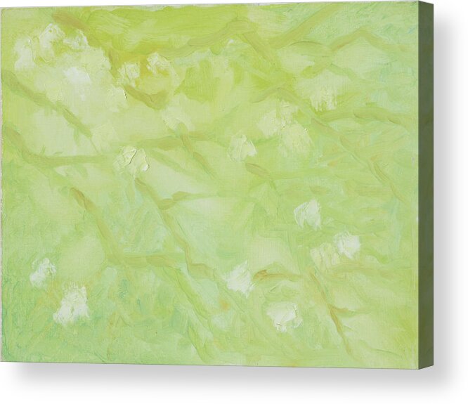 Spring Acrylic Print featuring the painting Spring Arrives by Robert Bissett