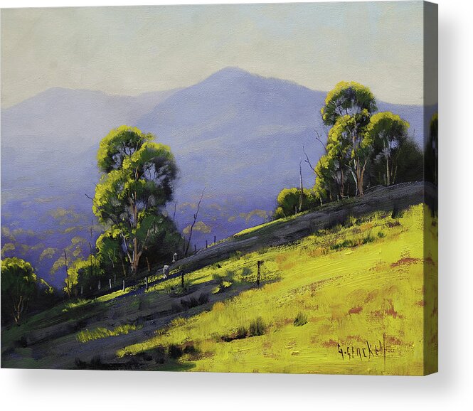 Nature Acrylic Print featuring the painting Spring Light by Graham Gercken