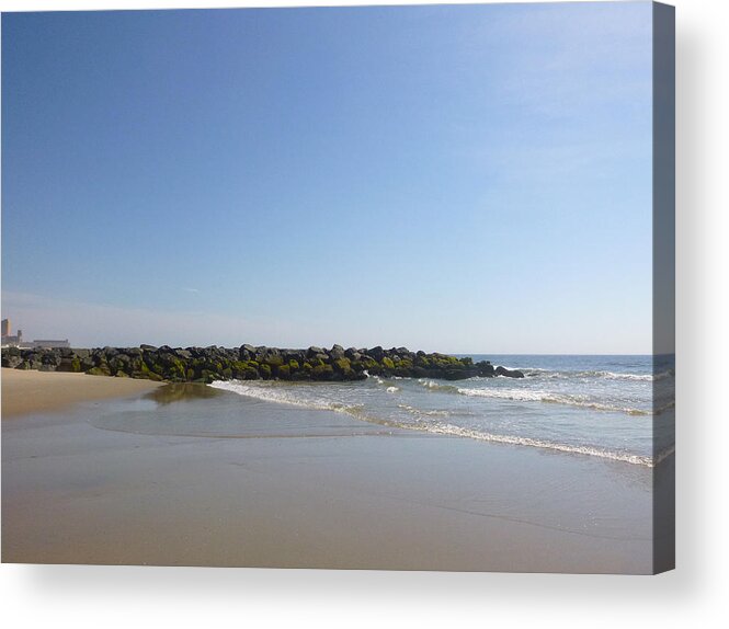 Spring Sea Acrylic Print featuring the photograph Spring Sea 3 by Ellen Paull