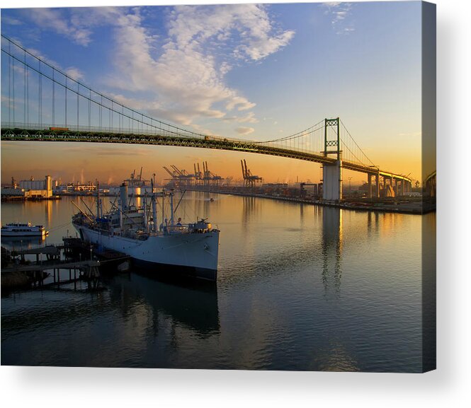 Ship Acrylic Print featuring the photograph SS Lane Victory by Arthur Dodd