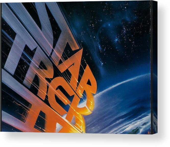 Star Trek Iv The Voyage Home Acrylic Print featuring the digital art star trek iV the voyage home by Super Lovely